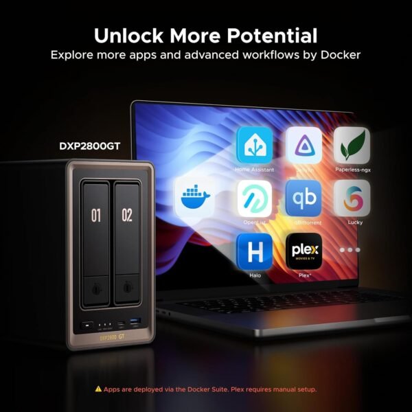 6 UGREEN DXP2800 GT NAS for Smart Home Enthusiasts, Creators & Freelancers
