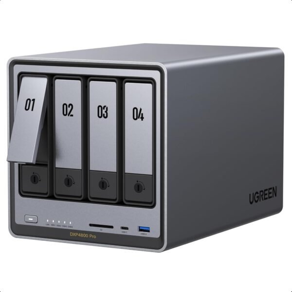 UGREEN NAS DXP4800 Pro 4-Bay for IT Professionals, Developers & Power Users Small-Team File Server